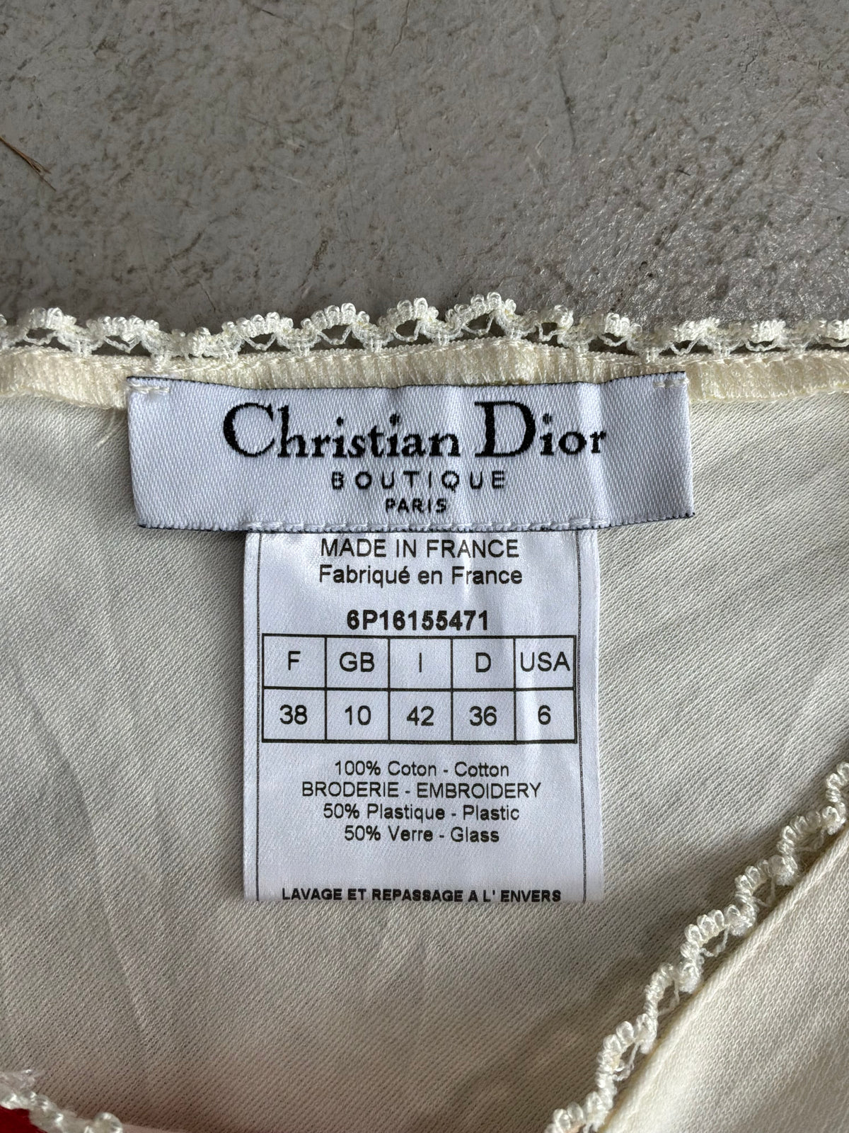Dior John Galliano Era Floral Sequins Top