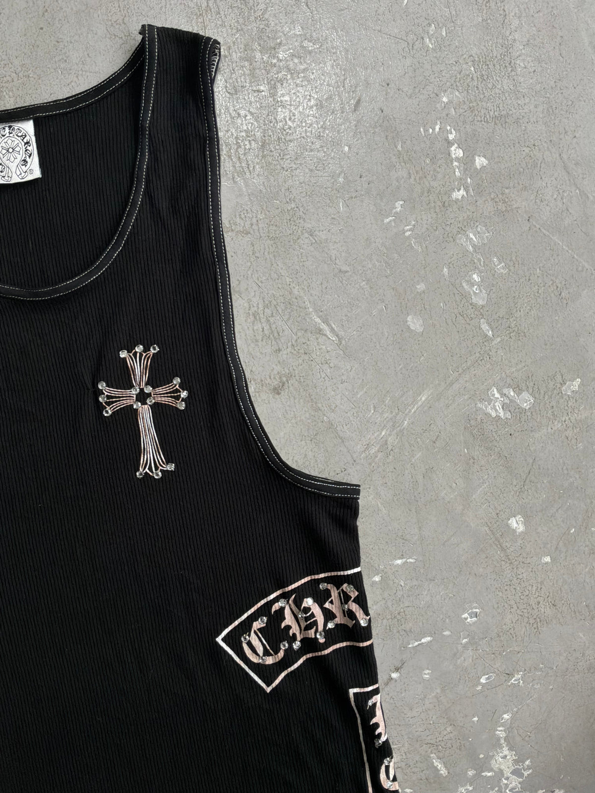 Chrome Hearts X Swarovski Tanktop