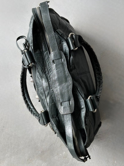 Balenciaga Part Time Dark Green Giant 21 Lambskin Bag