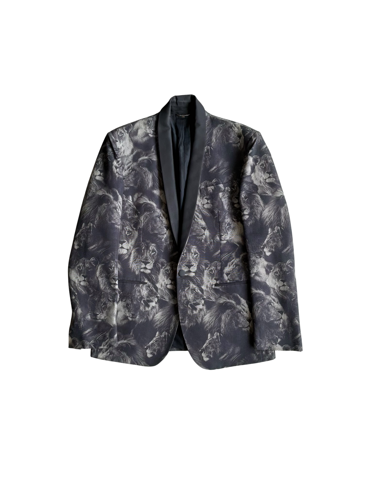 Roberto Cavalli Lion Print Blazer