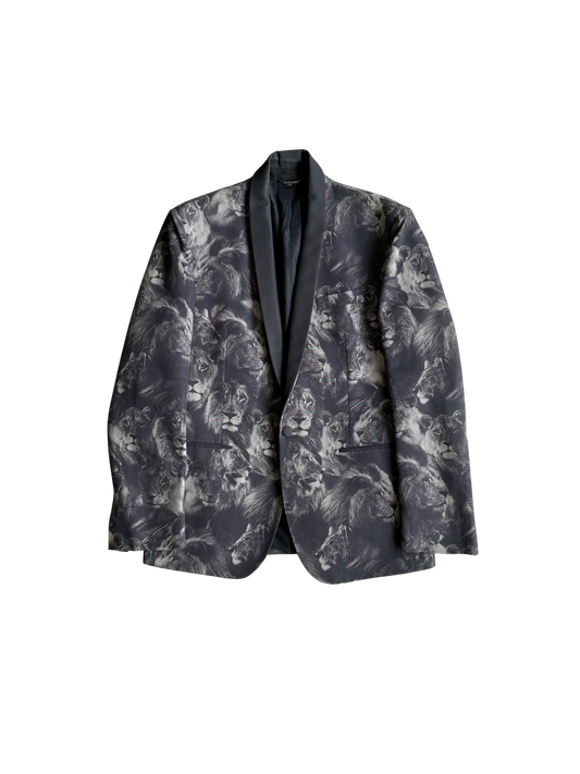 Roberto Cavalli Lion Print Blazer