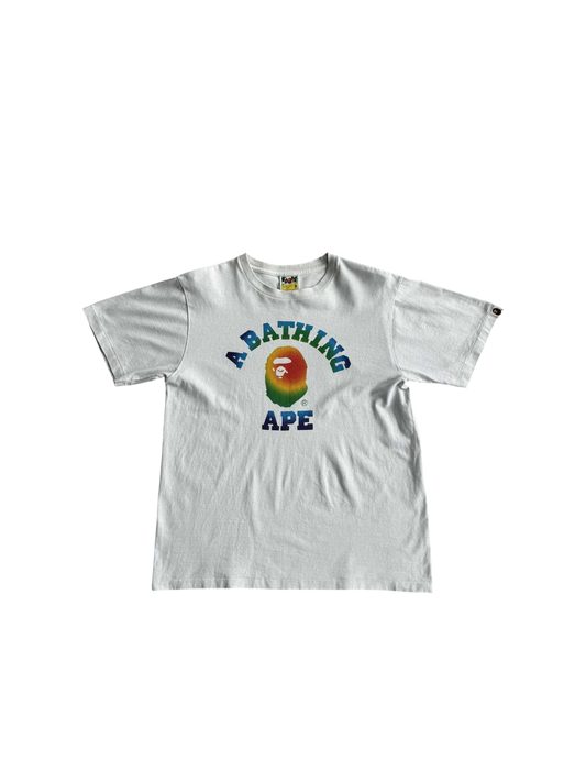 Bape Rainbow College Tee