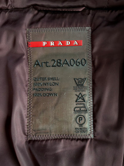 Prada Womens  Rabbit Fur Puffer Jacket