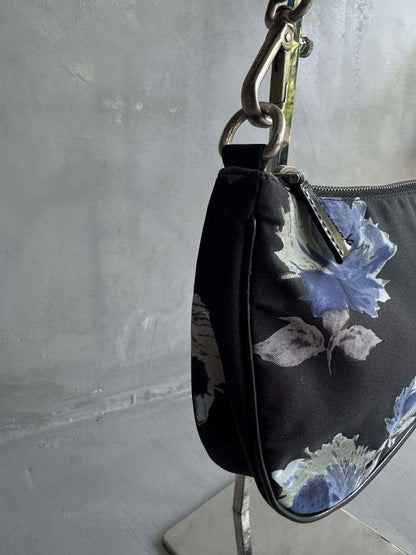 Prada Tessuto Stampata Pochette Bag