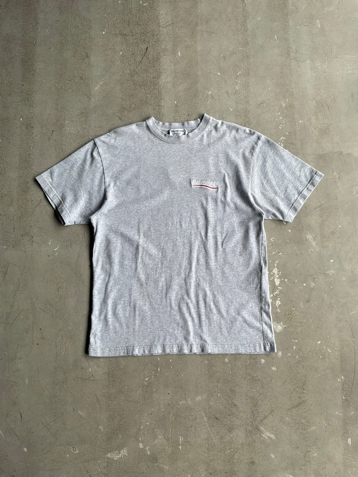 Balenciaga Political Campaign Embroidered Tee