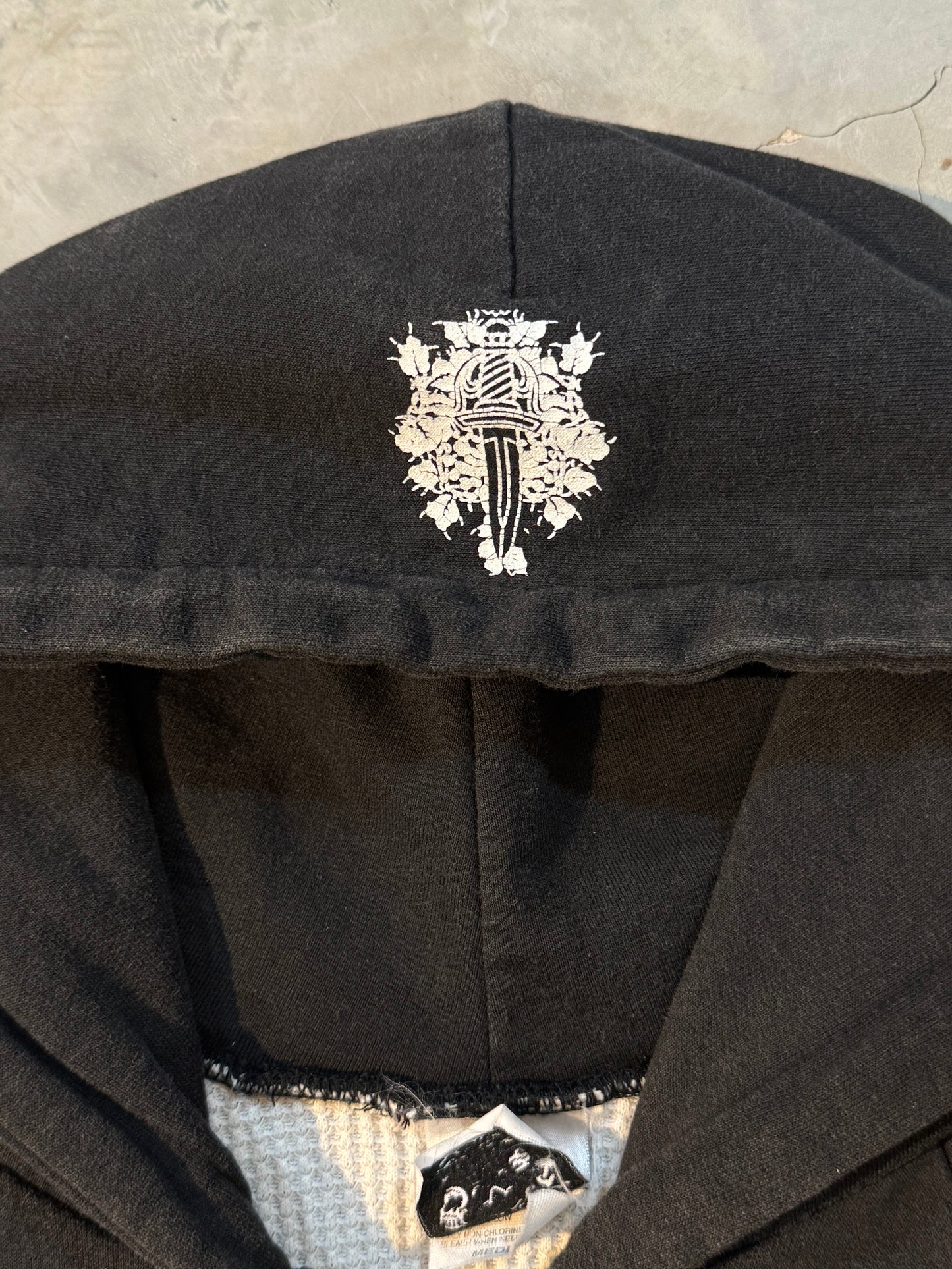 Vintage Chrome Hearts Horse Floral Zip Hoodie