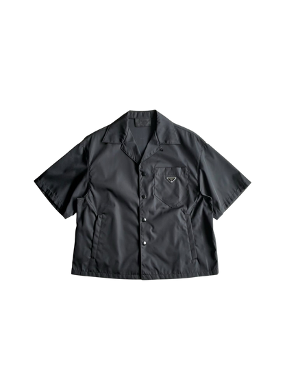 Prada Re-Nylon Chest Emblem Shirt