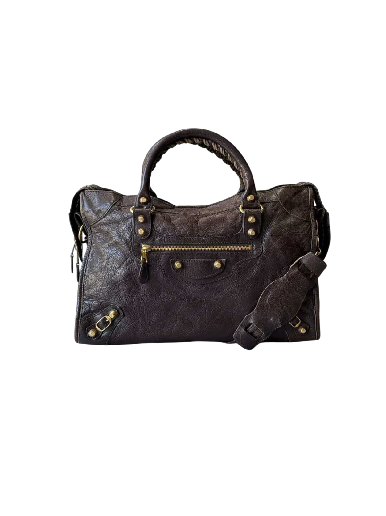 Balenciaga Classic City Giant 12 Choco Brown Lambskin Bag