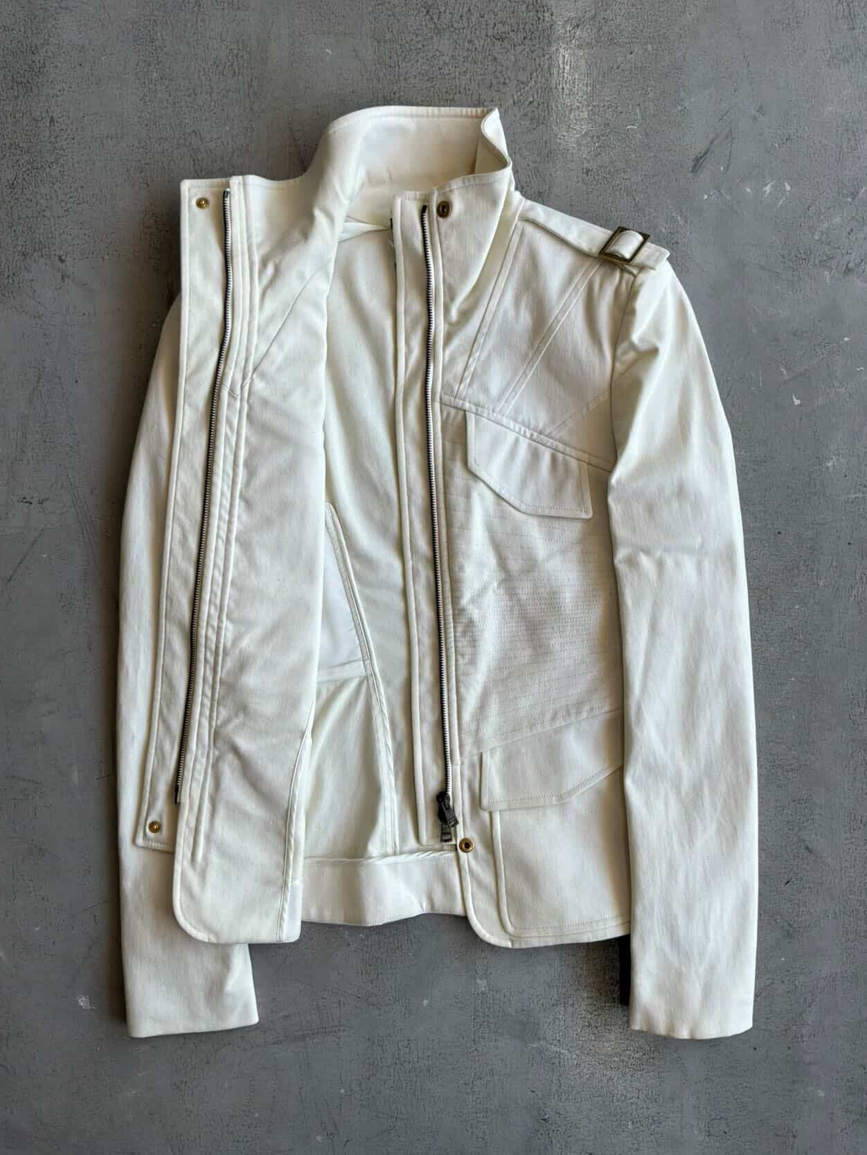2003 Gucci By Tom Ford Structured Moto Jacket