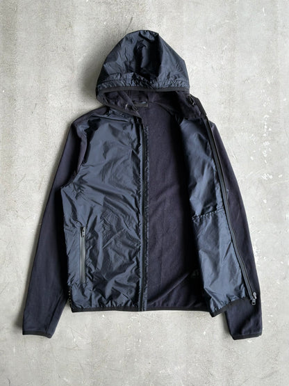 Prada Hybrid Zip Up Hoodie
