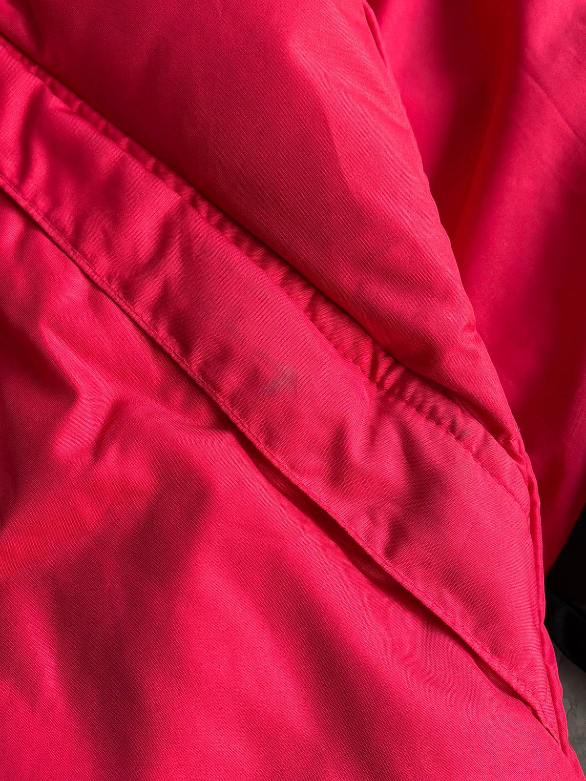 Balenciaga Vintage Red And Black Reversible Puffer Jacket