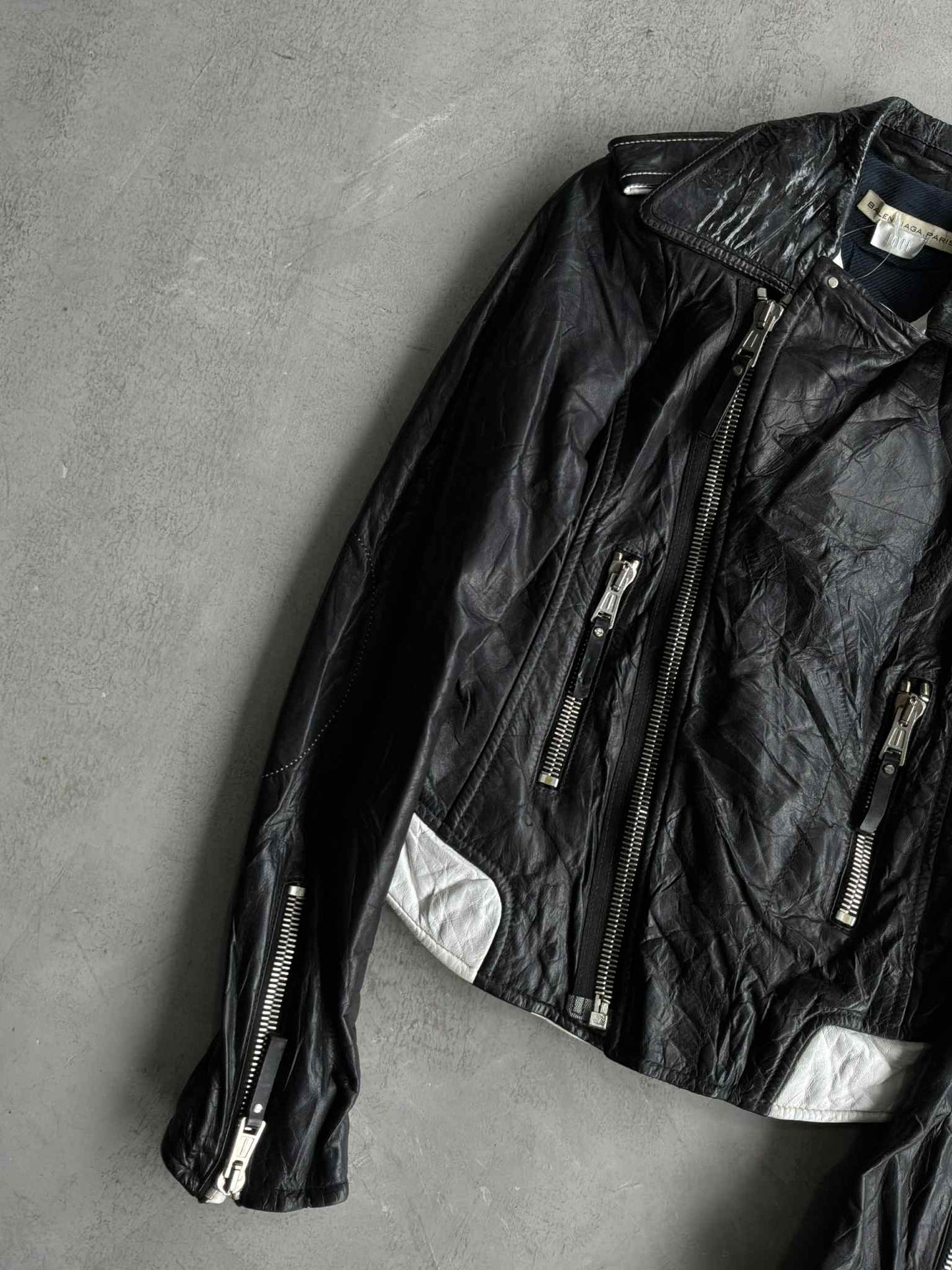 Balenciaga Women’s Biker Leather Jacket