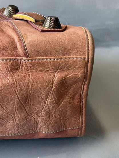 Balenciaga City Classic Giant 21 Salmon Pink Lambskin Bag