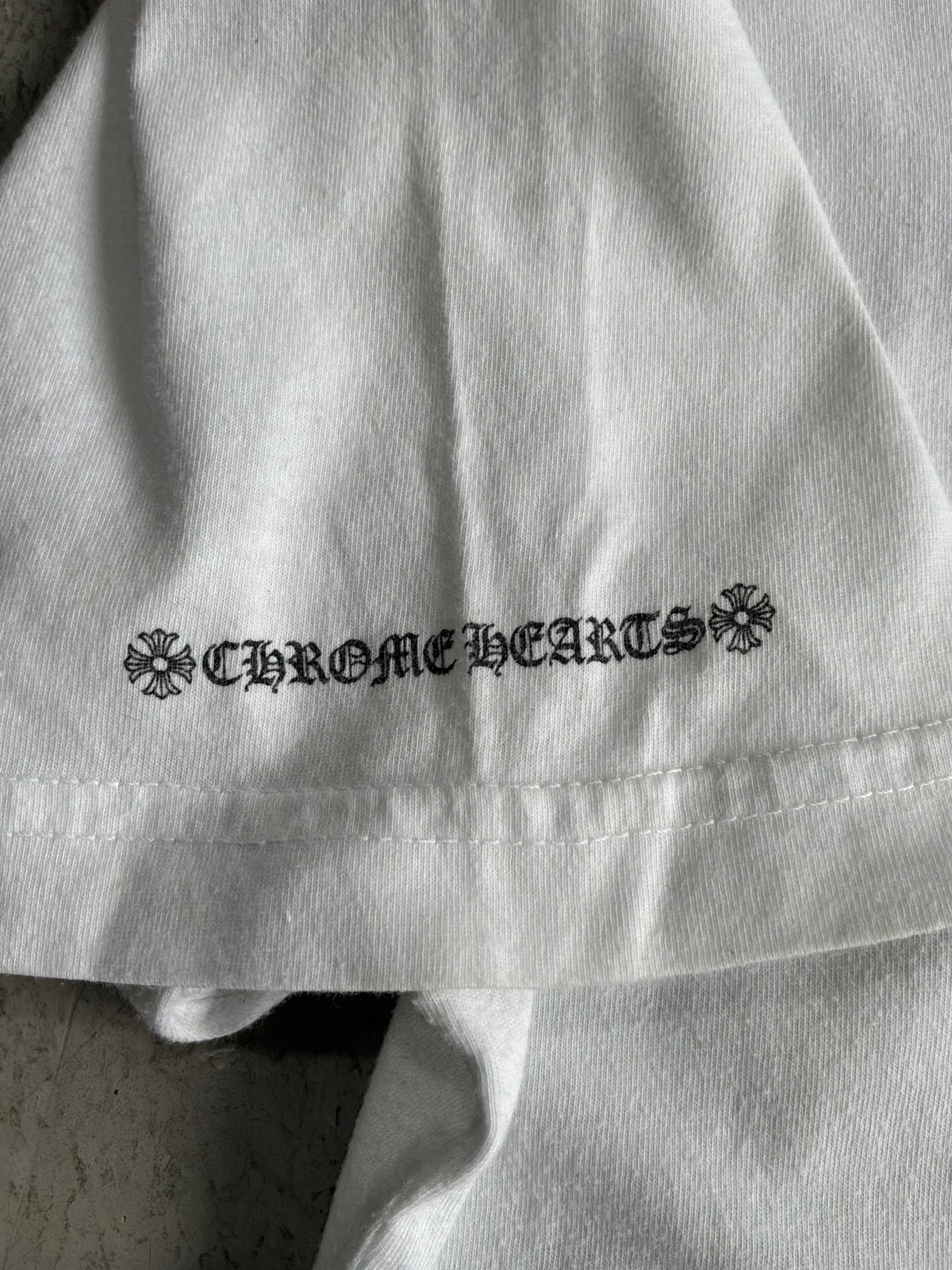 Chrome Hearts Tri Tonal Celtic White Tee