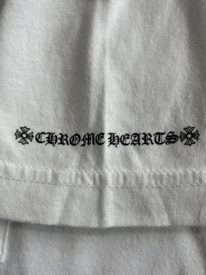 Chrome Hearts Horseshoe Logo White Tee