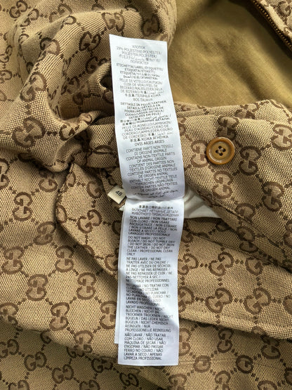 Gucci Tan Monogram Reversible Jacket