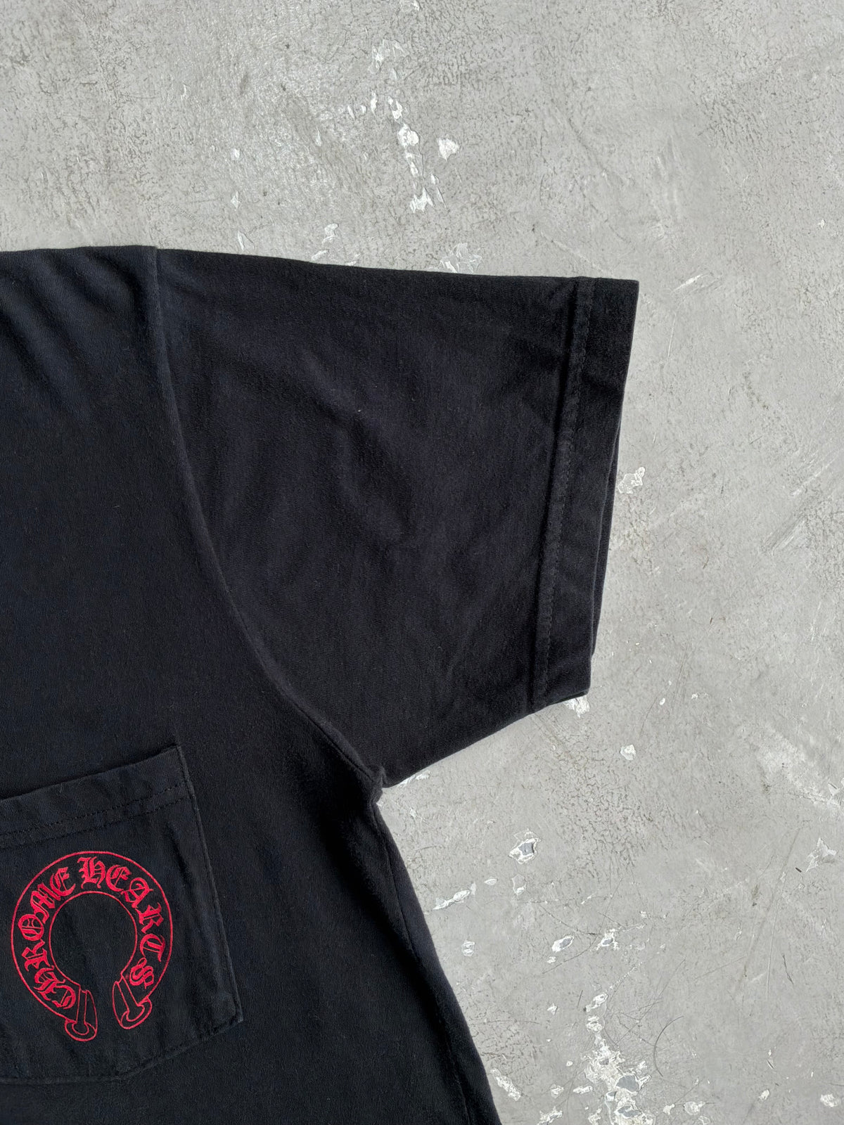 Chrome Hearts Red Horseshoe Cemetery Tee