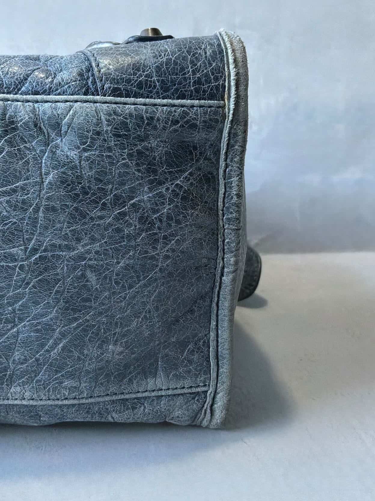 Balenciaga Classic City Navy Lambskin Bag