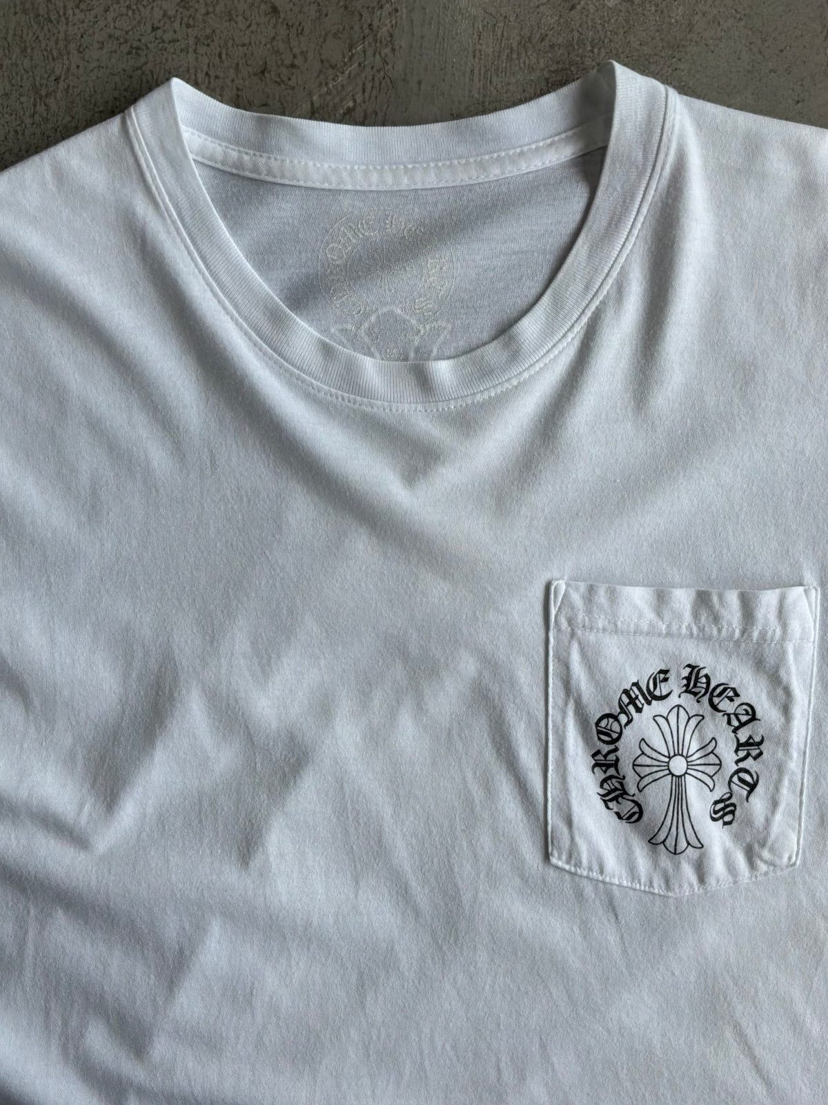 Chrome Hearts Tonal Cross White Tee