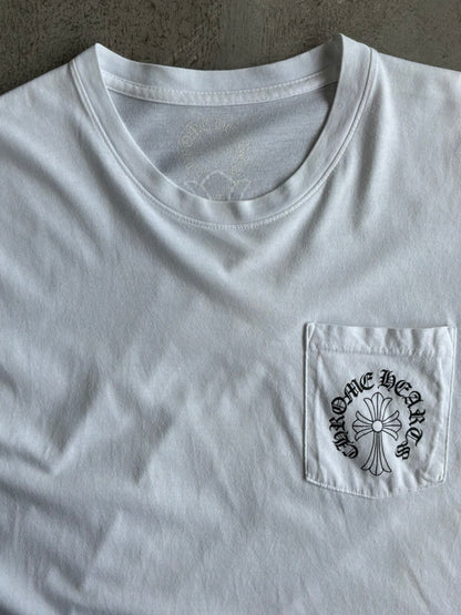 Chrome Hearts Tonal Cross White Tee