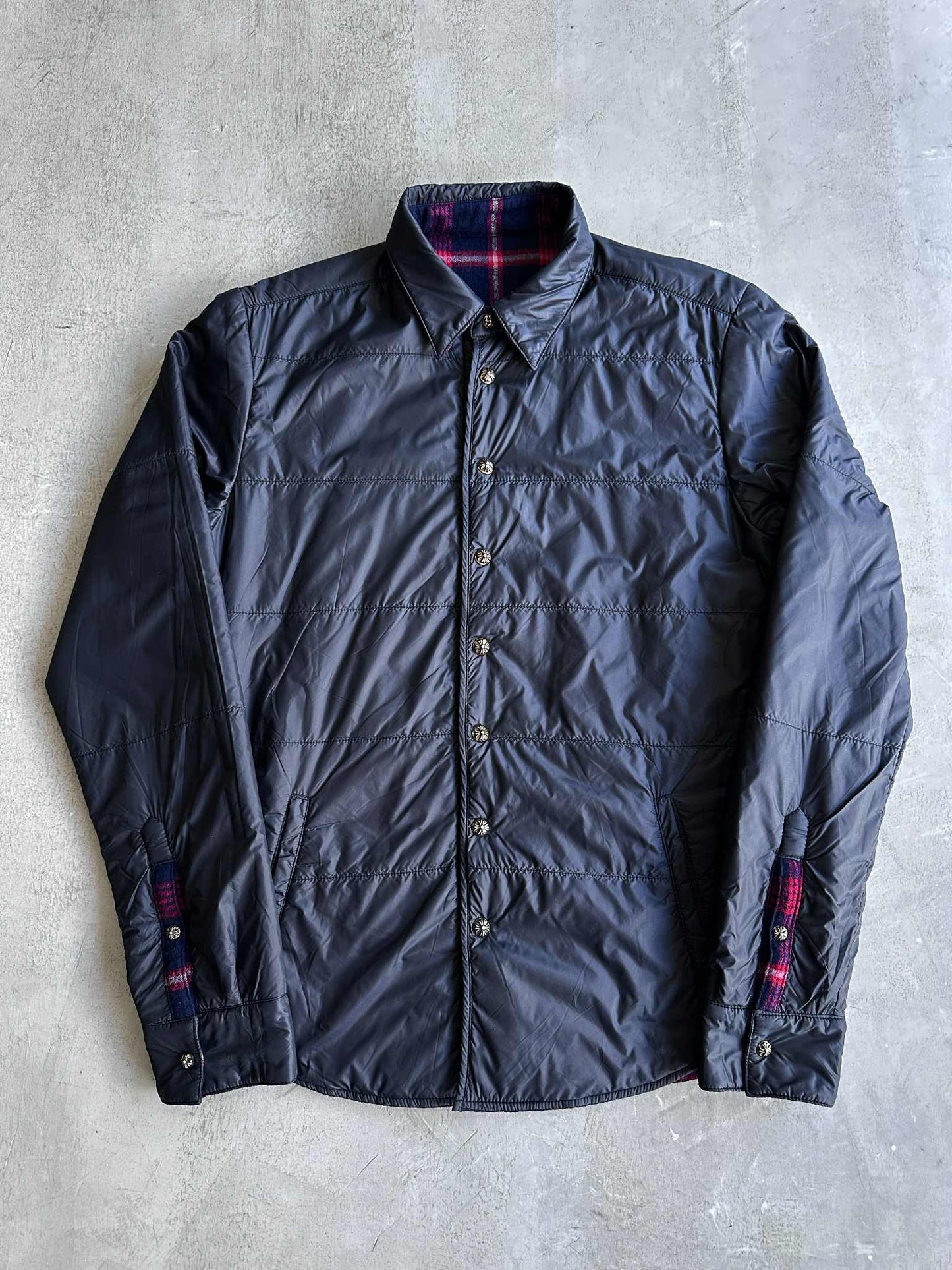 Chrome Hearts Double Sided Padded Flannel Jacket