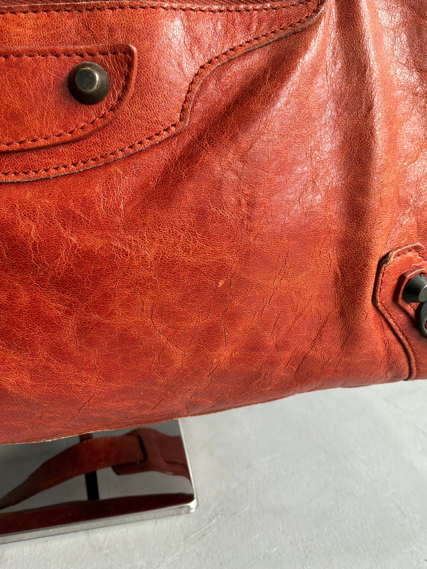 Balenciaga City Orange Classic Bag