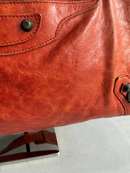 Balenciaga City Orange Classic Bag