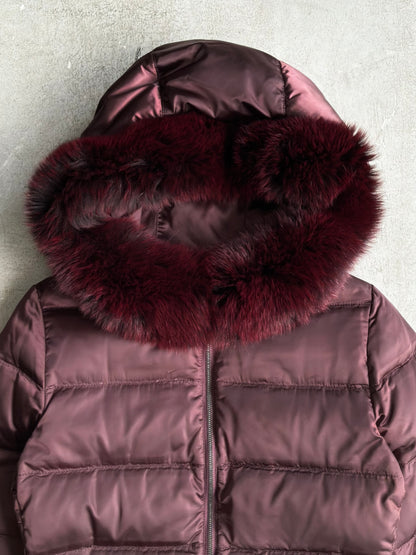 Prada Womens  Rabbit Fur Puffer Jacket