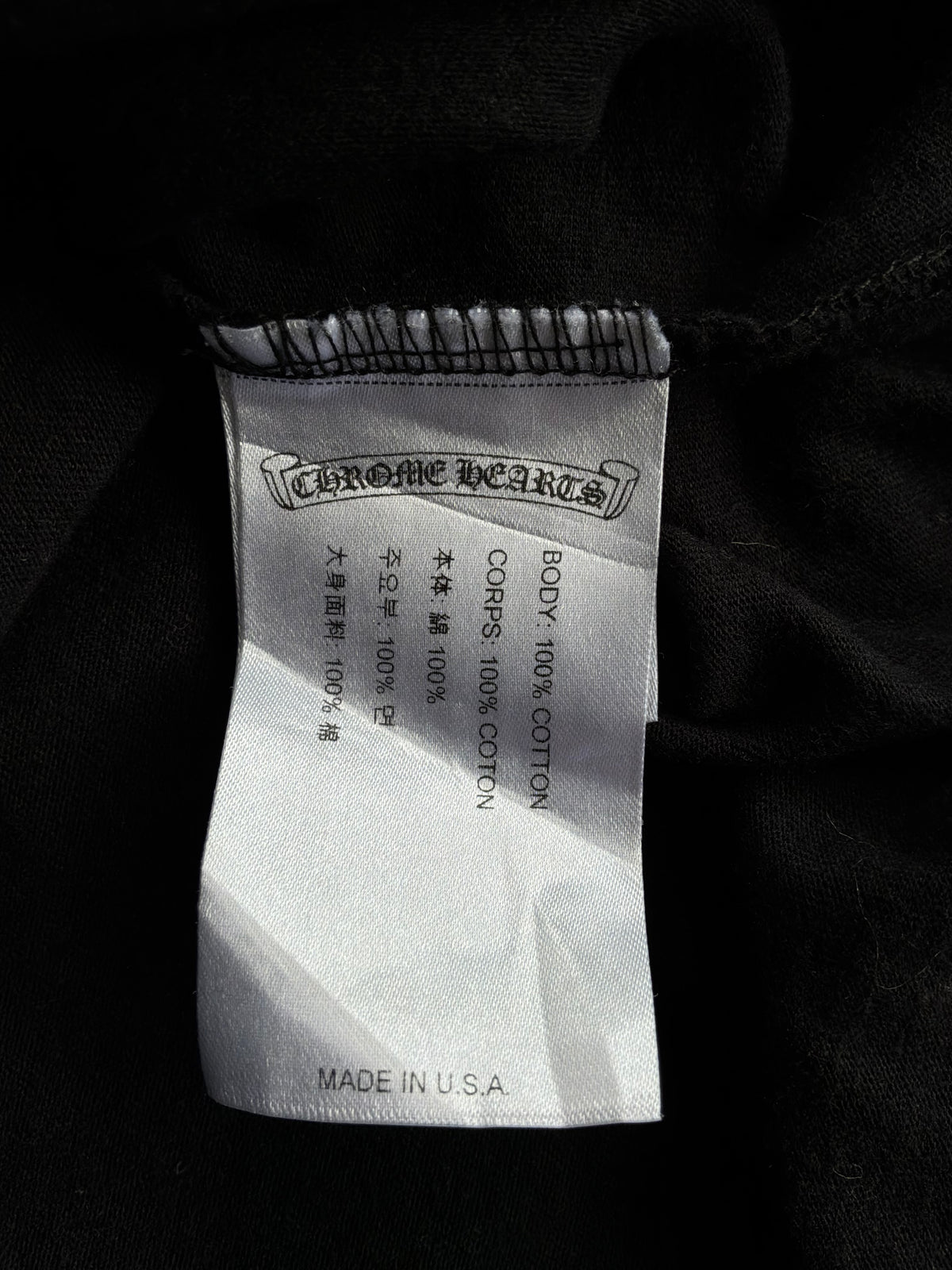 Chrome Hearts Eyechart Floral Longsleeves