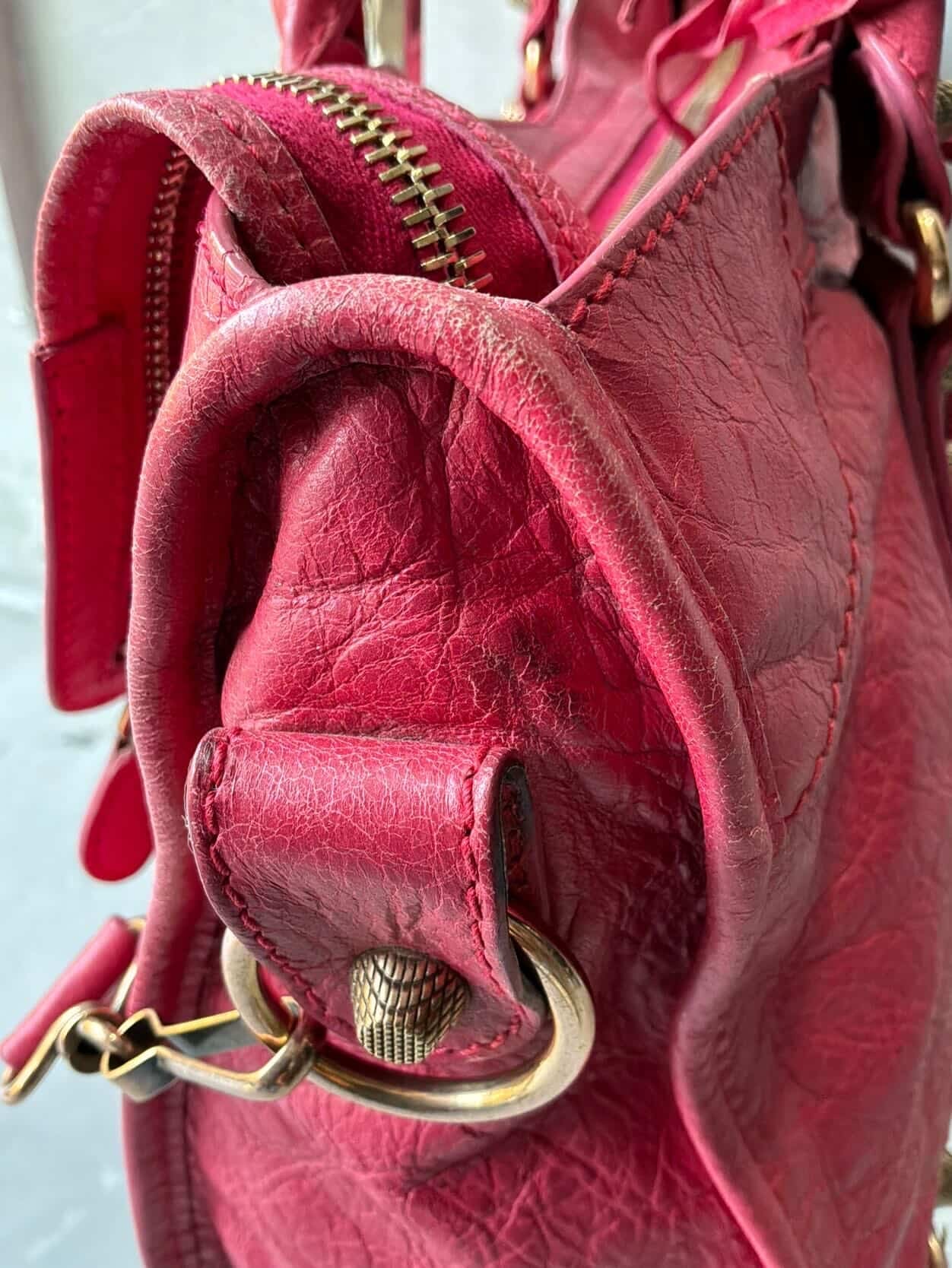 Balenciaga City Classic Pink Lambskin
