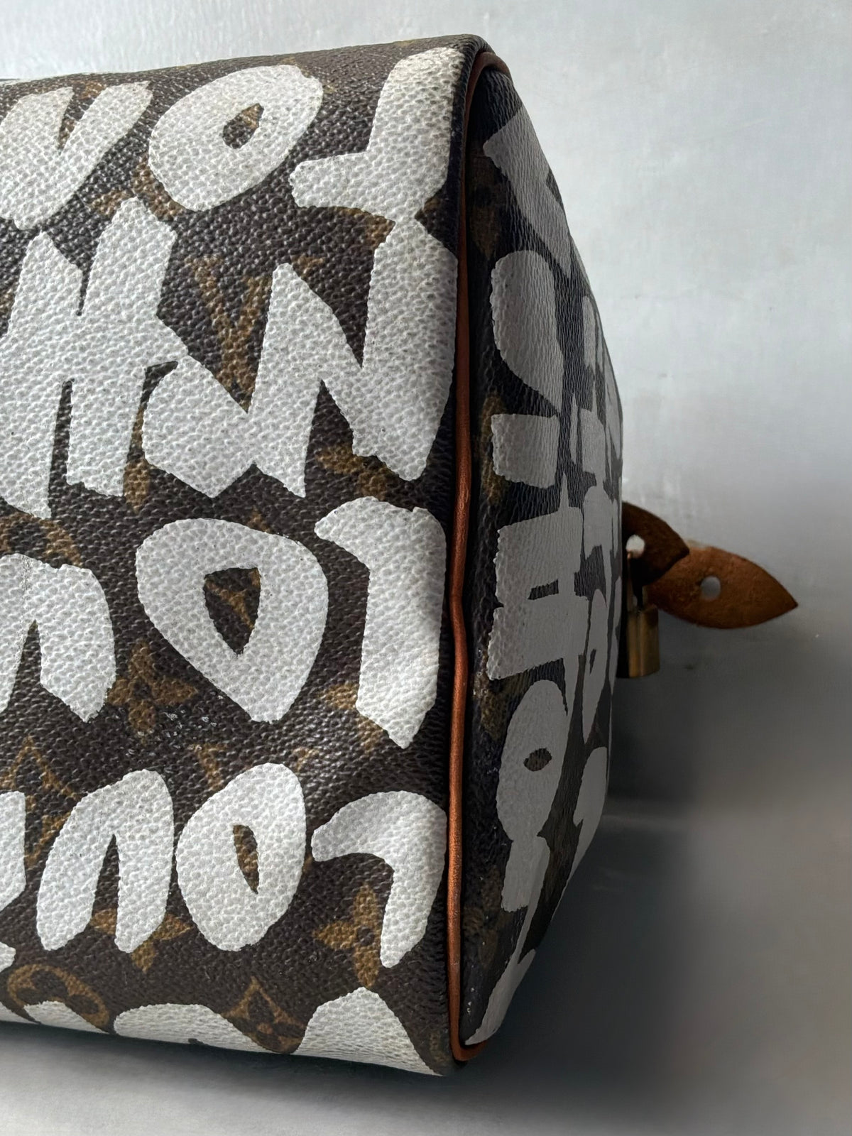Louis Vuitton x Stephen Sprouse White Graffiti Speedy 30 Bag