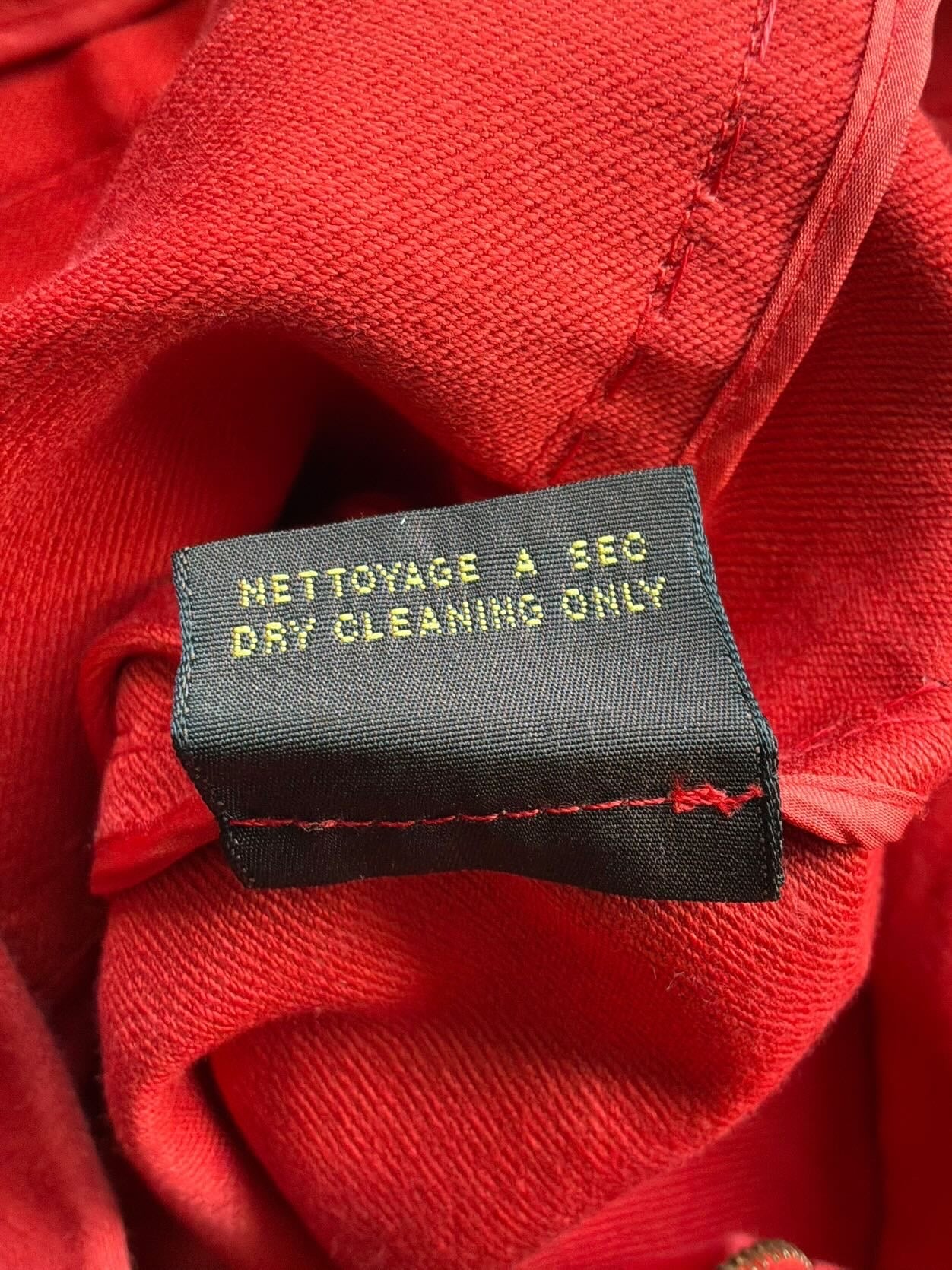 Womens Louis Vuitton Red Pants
