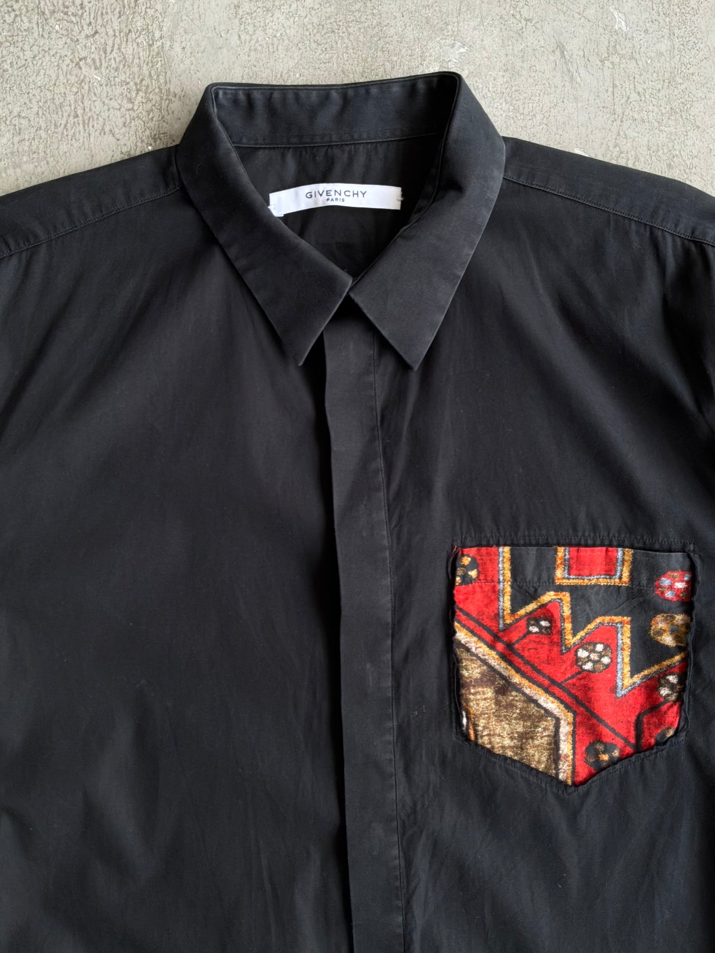 Givenchy Pocket Design Polo Longsleeves