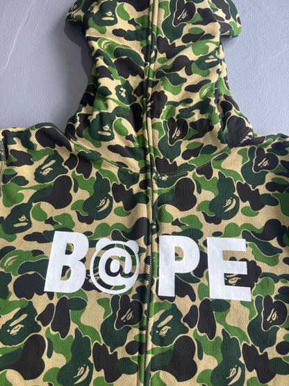 Bape X Bearbrick Camouflage Full Zip Hoodie
