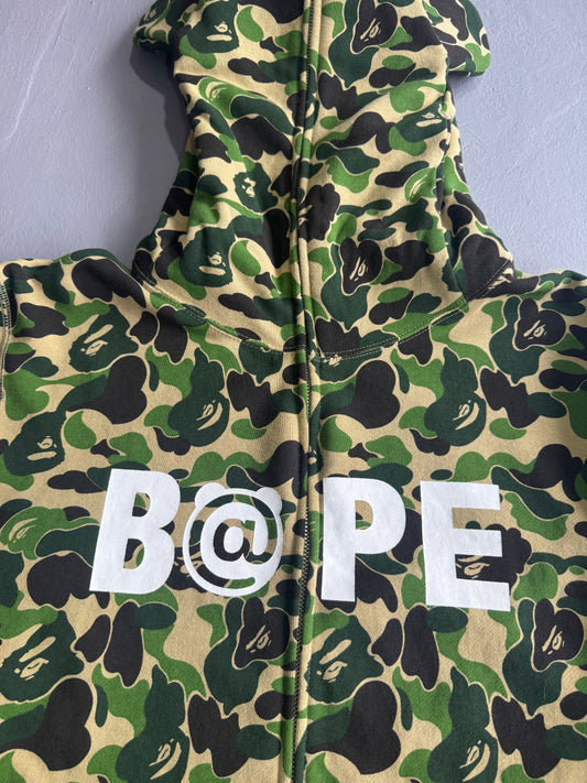 Bape X Bearbrick Camouflage Full Zip Hoodie