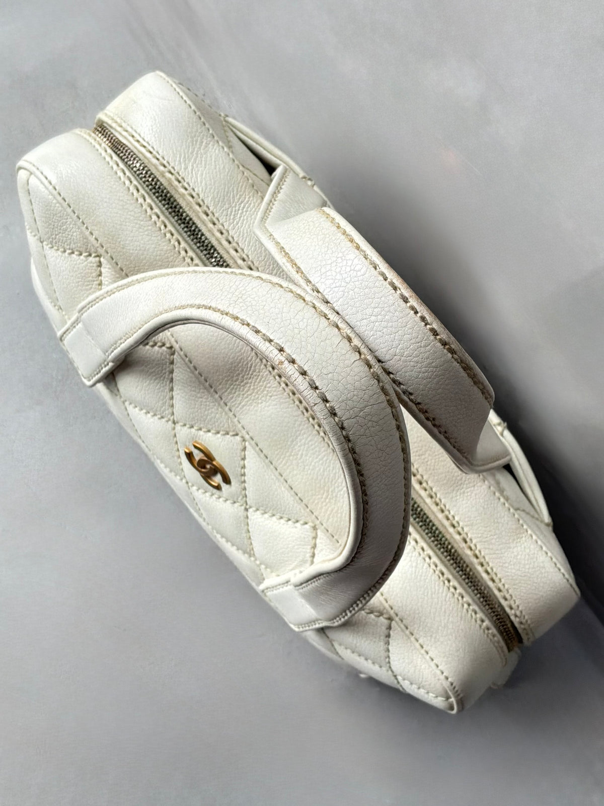 Chanel Vintage Wildstitch Bowler Bag