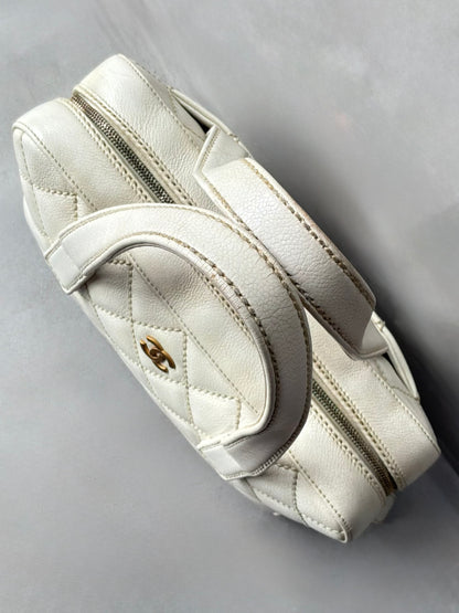 Chanel Vintage Wildstitch Bowler Bag