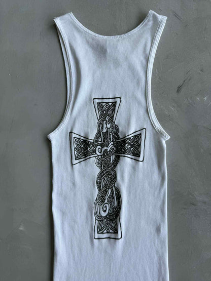 Chrome Hearts T-Bar Cross Tank Top