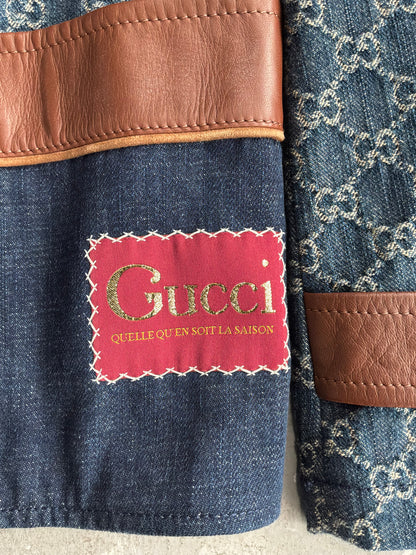Gucci Denim Monogram Coat