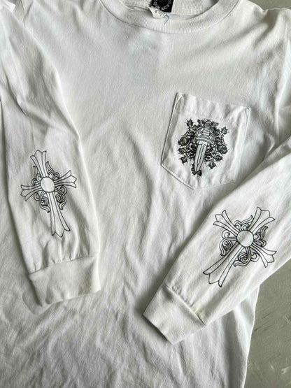 Chrome Hearts Vintage Floral Dagger