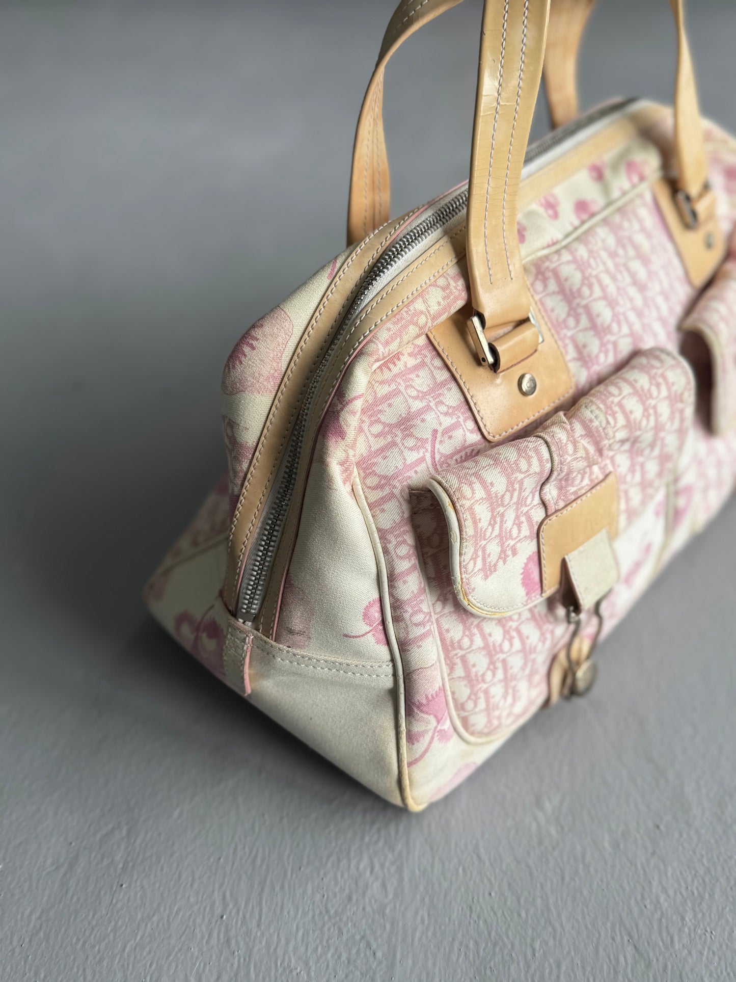 Vintage Dior Oblique Cherry Handbag