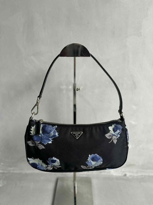 Prada Tessuto Stampata Pochette Bag