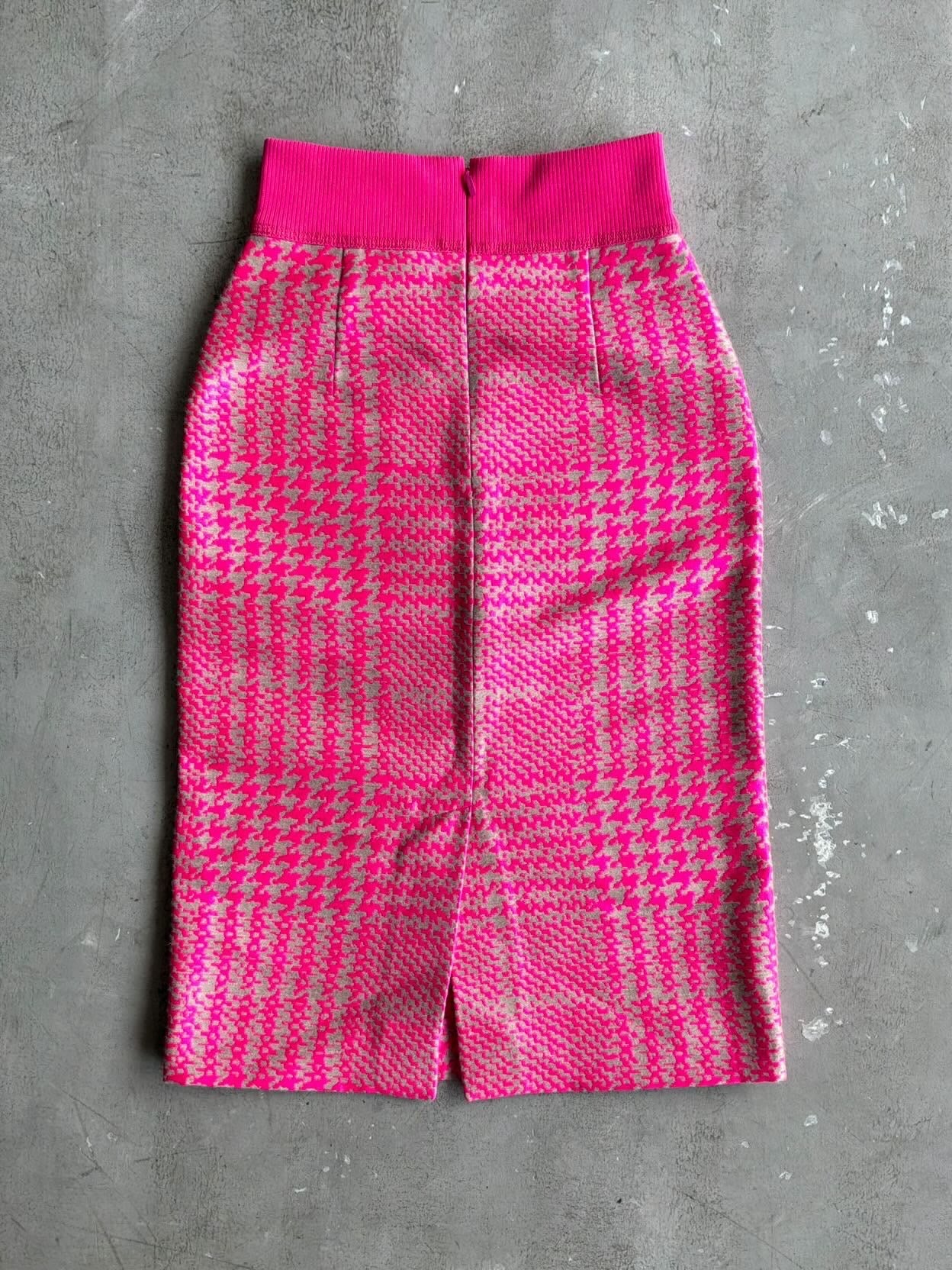 Fendi Pink Long Skirt