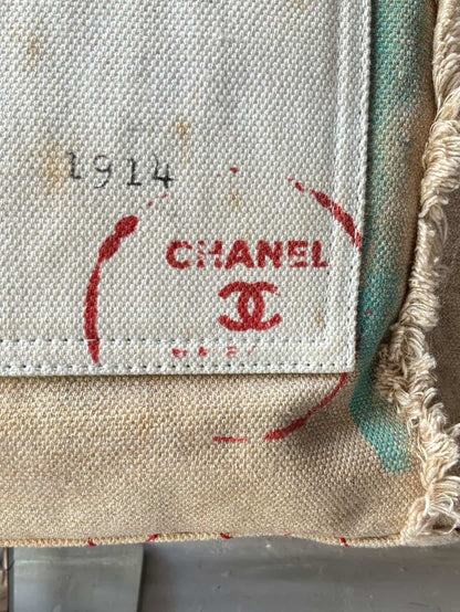 2014 Chanel Art School Graffiti Tote Bag