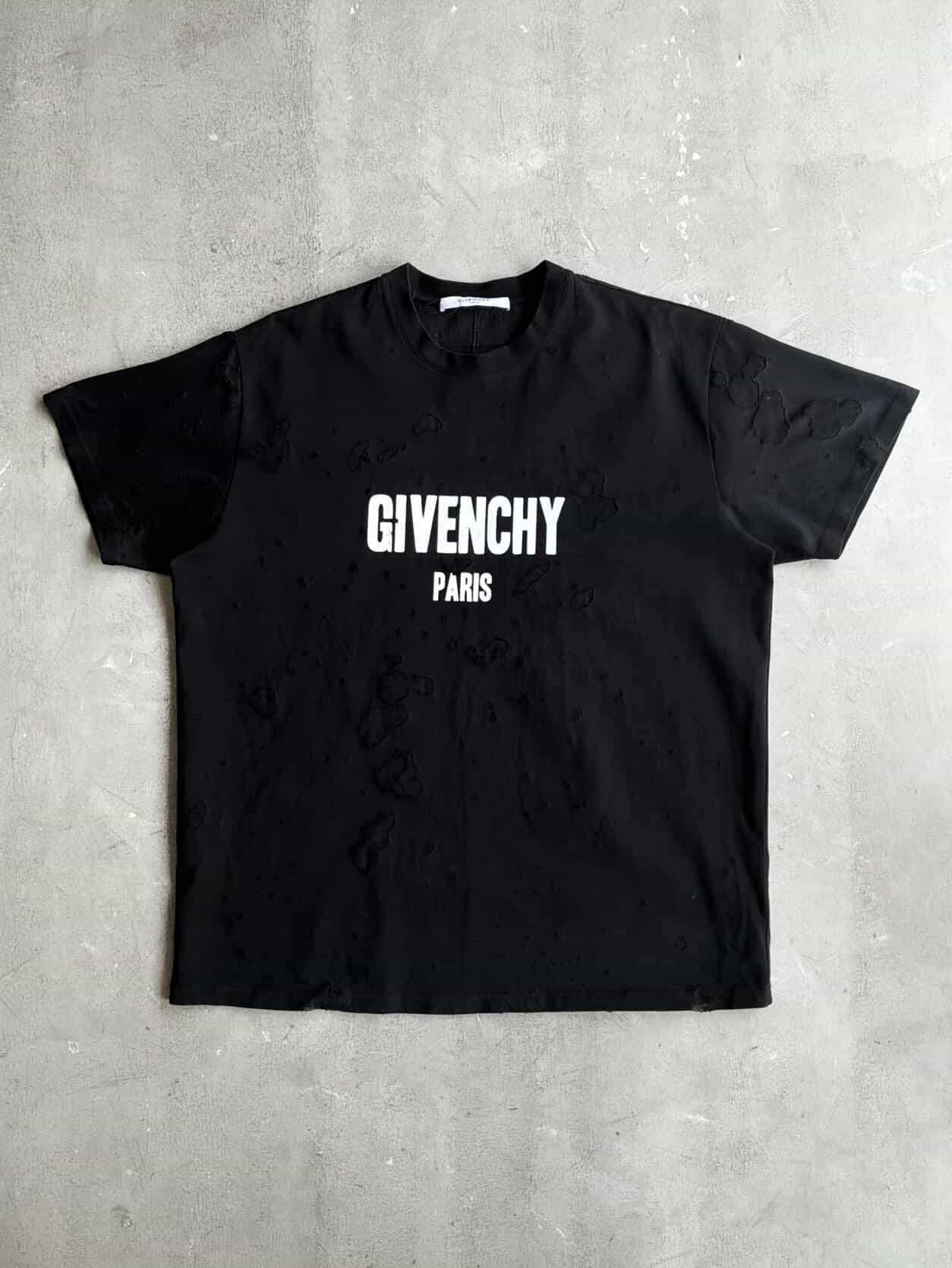 Givenchy Distressed Logo Tee