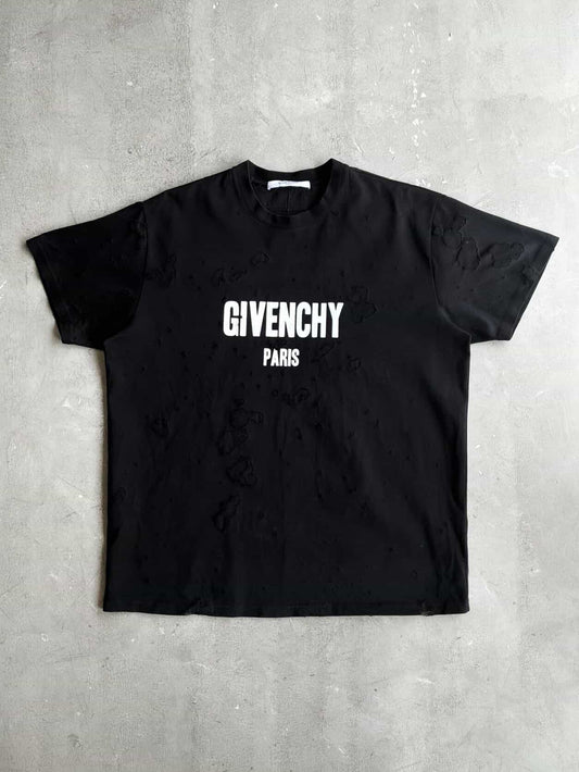 Givenchy Distressed Logo Tee