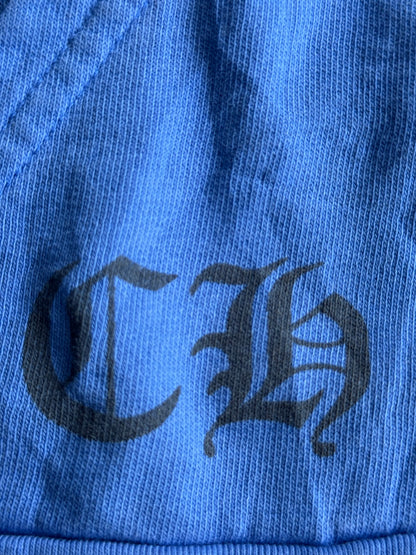 Chrome Hearts Side T-Bar Blue Zip Hoodie