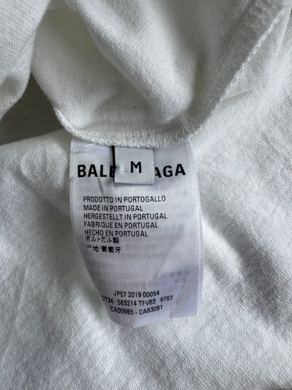 Balenciaga Lipstick Script Tee