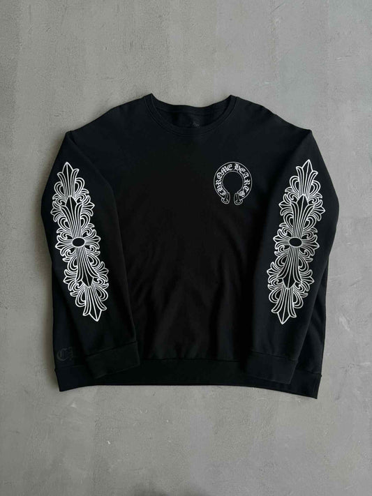 Chrome Hearts Floral Horseshoe Crewneck