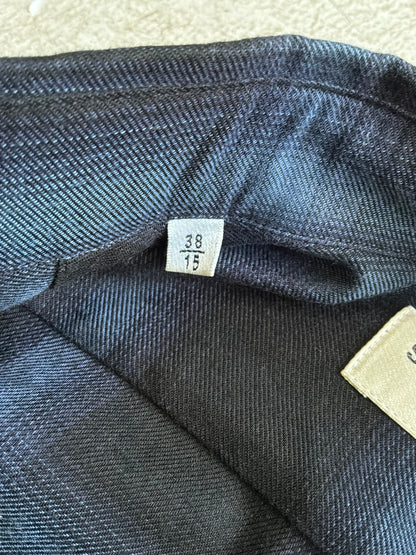 Saint Laurent Paris Checkered Longsleeves Shirt
